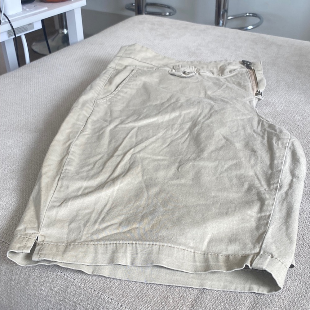 Westport Tan Bermuda Shorts Classic Cotton Blend
